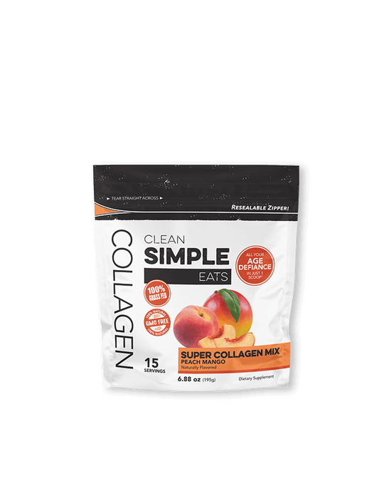 Clean Simple Eats: Super Collagen Mix (Peach Mango)