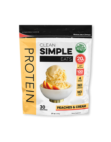 Protein Powder: Peaches & Cream (30 Serving Bag)