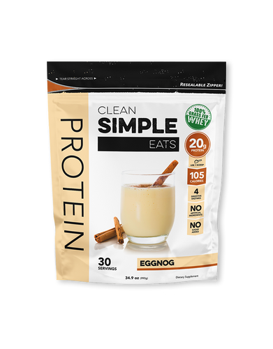 Clean Simple Eats Limited Edition Protein Powder: Eggnog