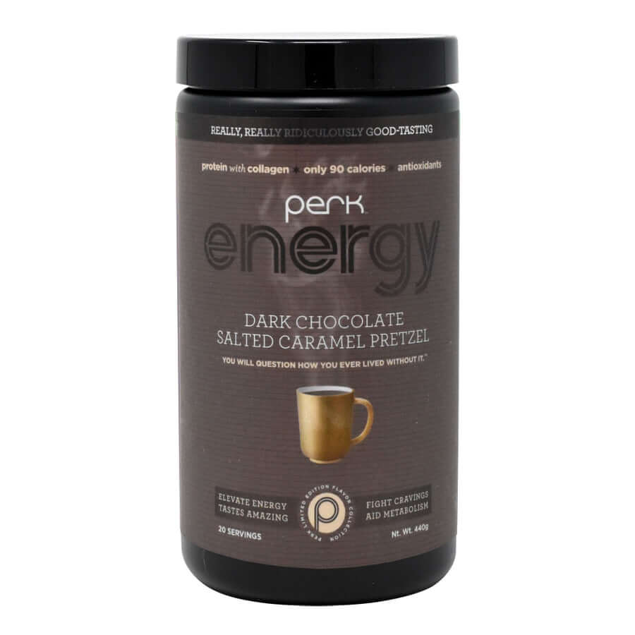 Perk Energy Original Dark Chocolate Salted Caramel Pretzel (20 servings)