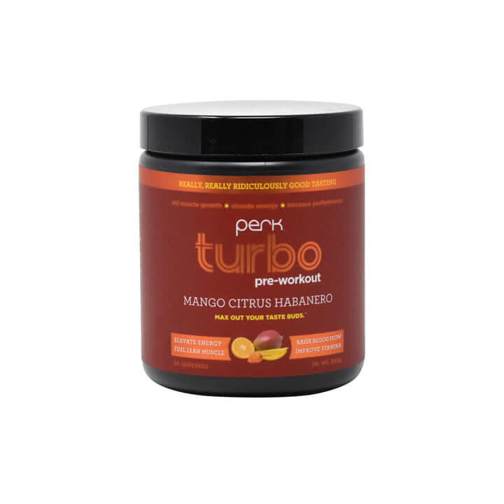 Perk Turbo Pre-Workout Original Mango Citrus Habanero (20 servings)