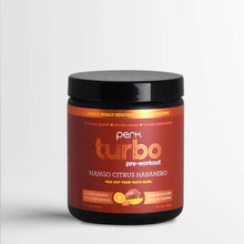 Load image into Gallery viewer, Perk Turbo Pre-Workout Original Mango Citrus Habanero (20 servings)
